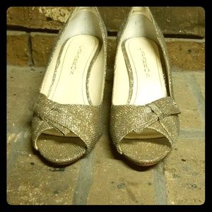 Gold Caparros Heels